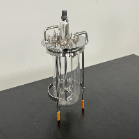 Sartorius 1.5L Glass Reactor Vessel w/ Agitation image 1